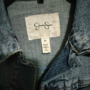 Jessica Simpson, denim vest medium